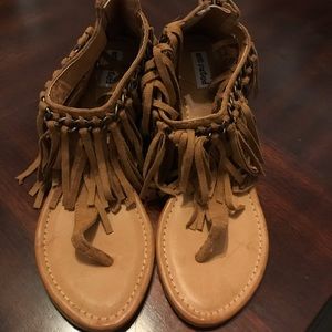 Not Rated Fringe Sandals